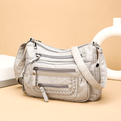 👜2025 nova mekana kožna torba za rame/kurirska torba velikog kapaciteta