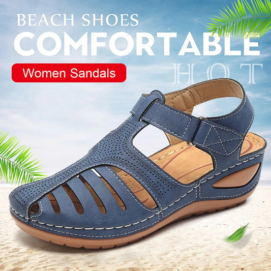 ✨👞2025 nove ljetne ženske šuplje sandale, udobne i prozračne, lako se obuvaju i izuvaju
