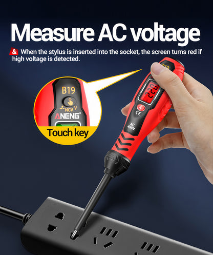 🔥[Kupite 1, dobijte 1] Visokoprecizna pametna mjerna olovka, višenamjenska indukcijska mjerna olovka s digitalnim zaslonom, detekcija strujnog kruga