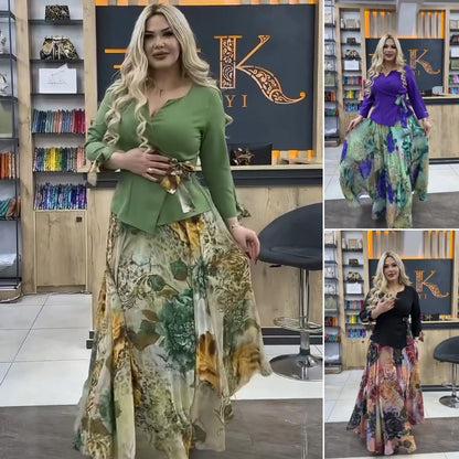 💥【S-5XL】Novi dolazak iz 2025. -👗😍 Ljetna elegantna i moderna haljina za rotiranje - 50% popusta