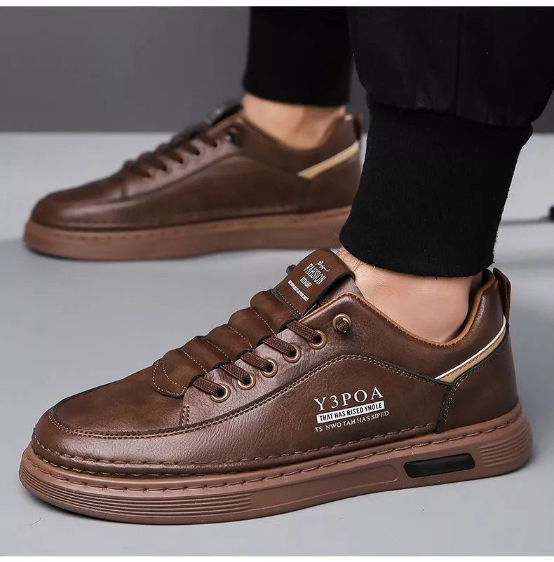 💖👟【39-44】🌹2025 nove poslovne modne muške prozračne cipele za slobodno vrijeme od meke kože-mekani i udobni potplati