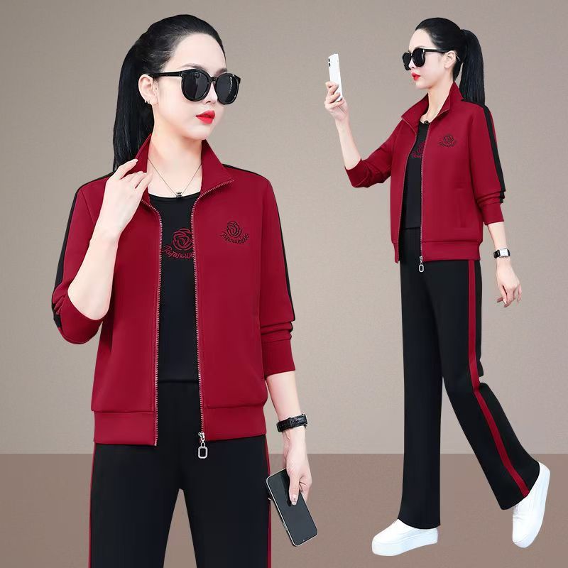 🏆【M-5XL】🔥【Sakun+majica+hlače】💖2025 novi trodijelni sportski casual set