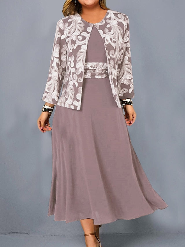 🌹😍💖【S-3XL】【Suknja + Jakna】Nova haljina bez rukava s printom iz 2025., ležerna odjeća