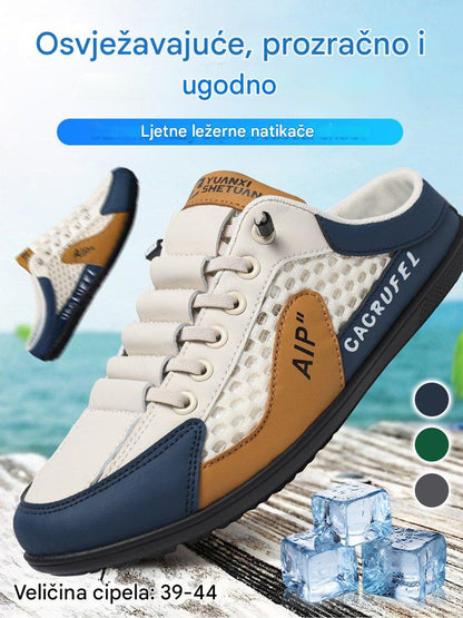 👟🔥 Rasprodaja 【39-44】 Nova ljetna muška sportska obuća i casual papuče - nova prozračna i dezodorirajuća tkanina