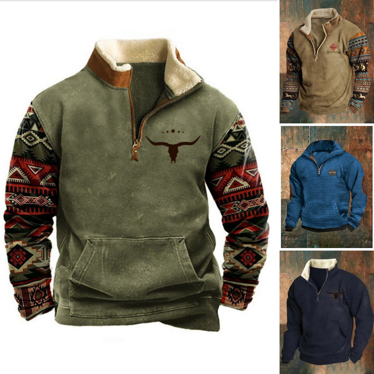 🌹✨👔【S-5XL】Nova modna muška majica dugih rukava s 3D printom iz 2025.