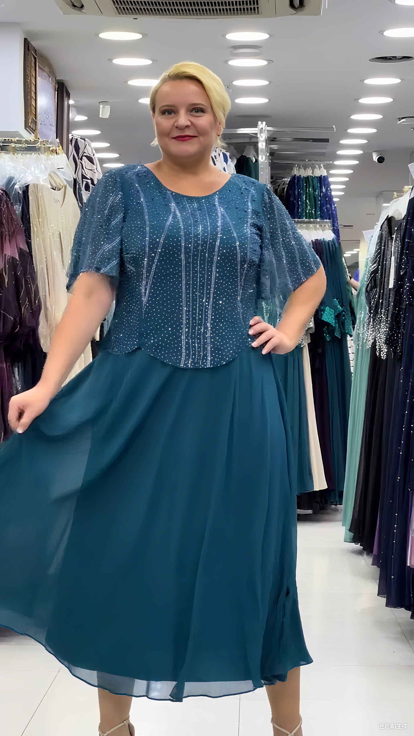 🔥【Vremenski ograničena ponuda】💋【S-5XL】👗 Nova modna haljina sa šljokicama, klasičan dizajn, elegantna i jednostavna