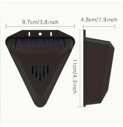 💥Posljednji dan 50% popusta——📣Voćnjak ribnjak rižino polje solarni tjerač ptica zvučni i svjetlosni alarm，💥Vodootporno，Zaštitite usjeve