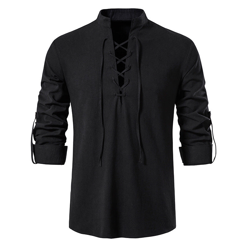 👔💖【50% popusta】【S-4XL】Muška košulja od pamuka i lana, široka i prozračna
