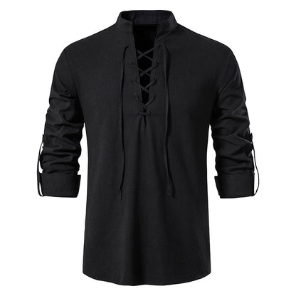 👔💖【50% popusta】【S-4XL】Muška košulja od pamuka i lana, široka i prozračna