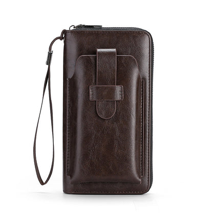 💼【50% OFF】Novi ručno izrađeni višenamjenski muški novčanik od prave kože