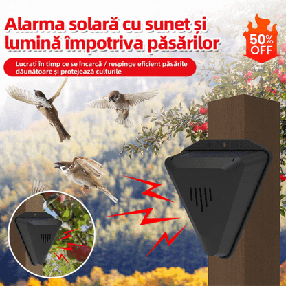 💥Posljednji dan 50% popusta——📣Voćnjak ribnjak rižino polje solarni tjerač ptica zvučni i svjetlosni alarm，💥Vodootporno，Zaštitite usjeve
