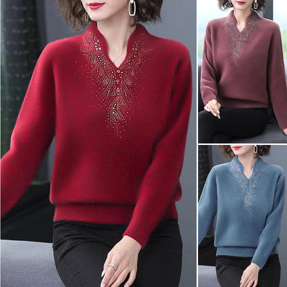 🔥【Vremenski ograničena ponuda】【M-5XL】Ženski jesensko/zimski vuneni džemperi