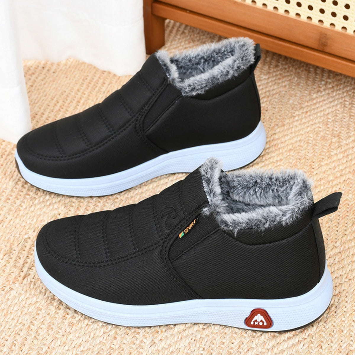 🔥Baršun i zadebljanje🔥【35-41】Ženske tople pamučne vodootporne zimske cipele-3854285