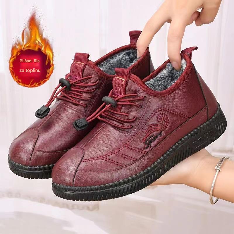 👞🌹💖【35-41】Ženske tople kožne cipele za jesen/zimu 2025. s mekim, neklizajućim potplatom