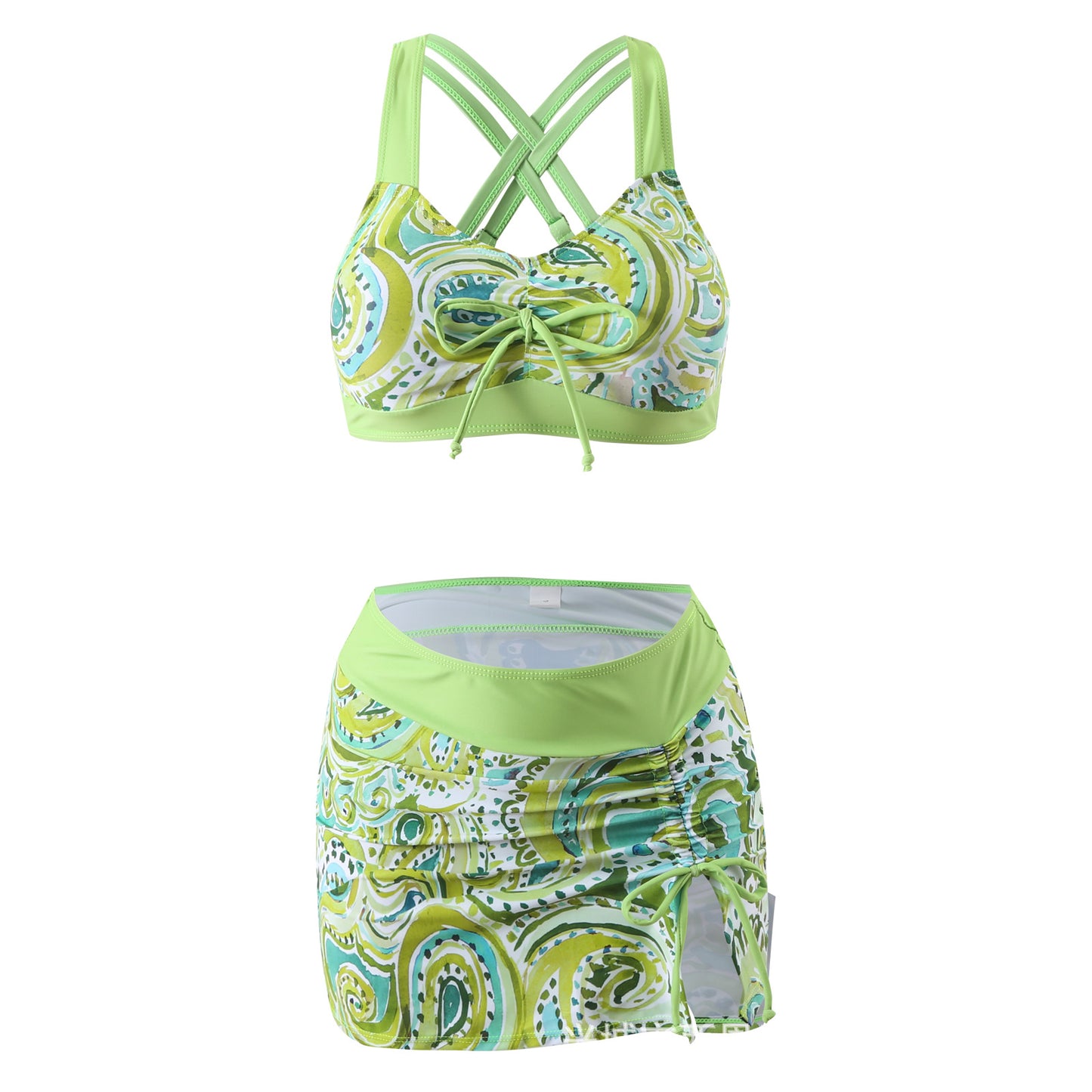 👙【50% popusta】【S-4XL】👙🌺Ljetni ženski dvodijelni kupaći kostim s etničkim printom, moderan i privlačan, udoban na dodir