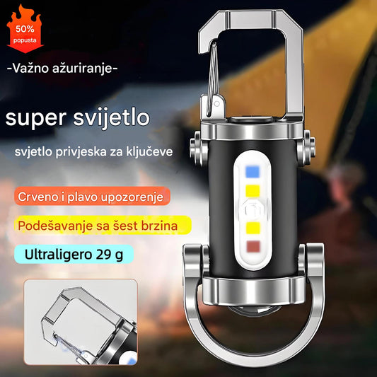 【Kupi 2 i dobiješ 2 besplatno】🔥Velika ponuda🔥Mini svjetiljka za ključeve, super svijetla i vodootporna s izlazom od 1200 lm