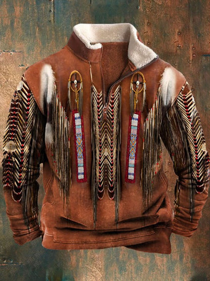 🔥Moderan muški džemper 3D – Topao i za jesen/zimu